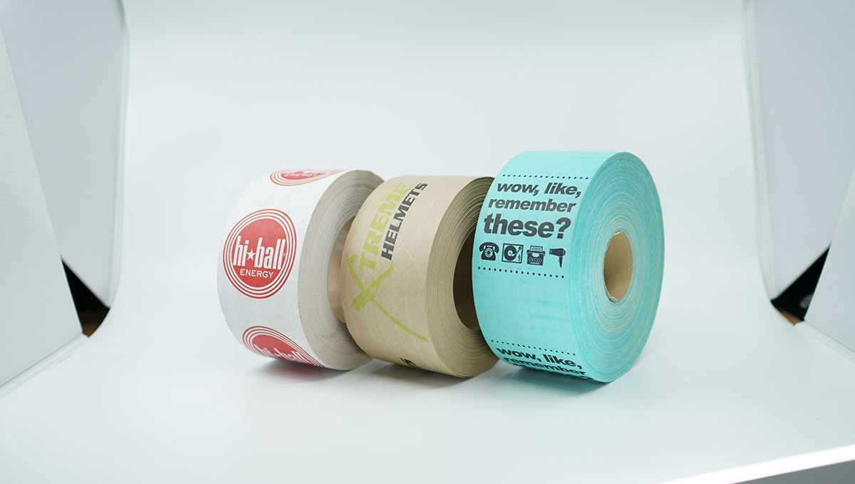 Eco-friendly custom-printed paper tape from Tape Jungle UK
