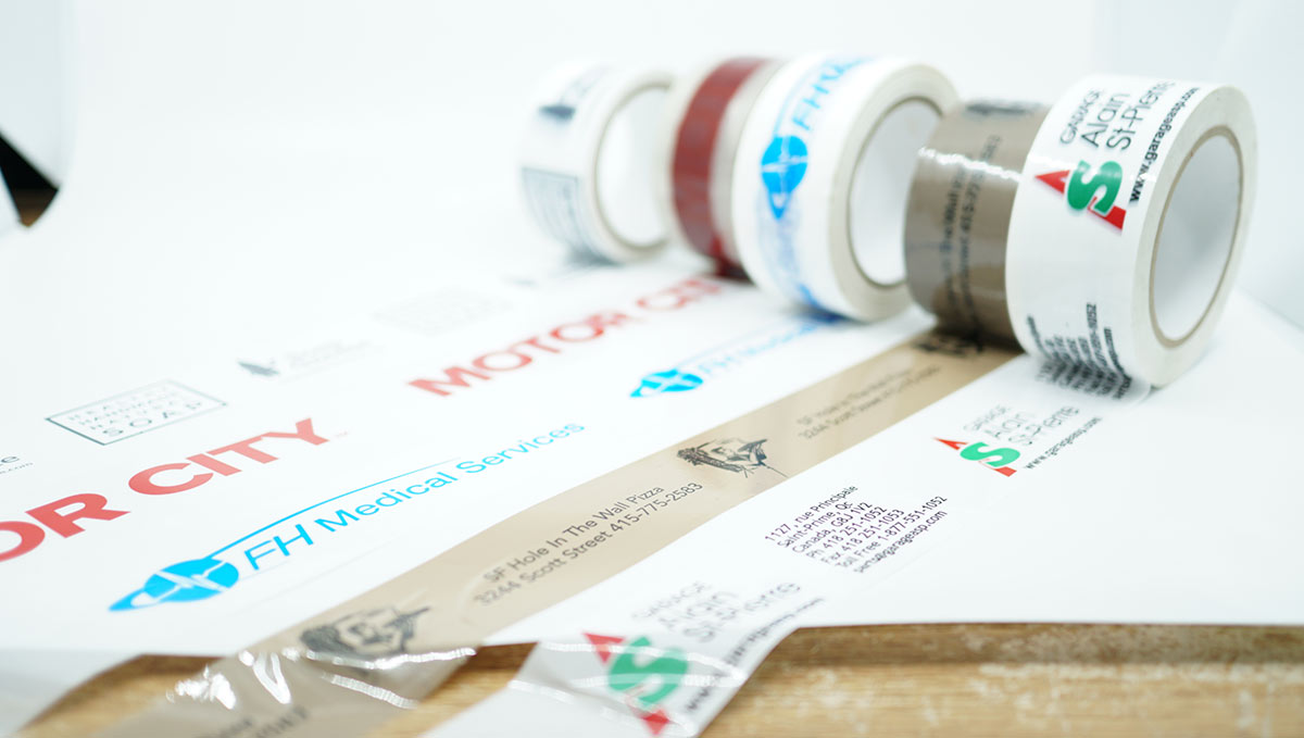 Custom printed e-commerce packing tape from Tape Jungle UK